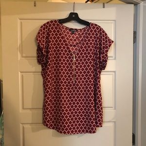 Express silky print shirt